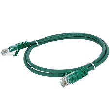 Патч-корд Suprlan 10-0157 UTP RJ-45 вил.-вилка RJ-45 cat.5e 1м зеленый LSZH 24AWG