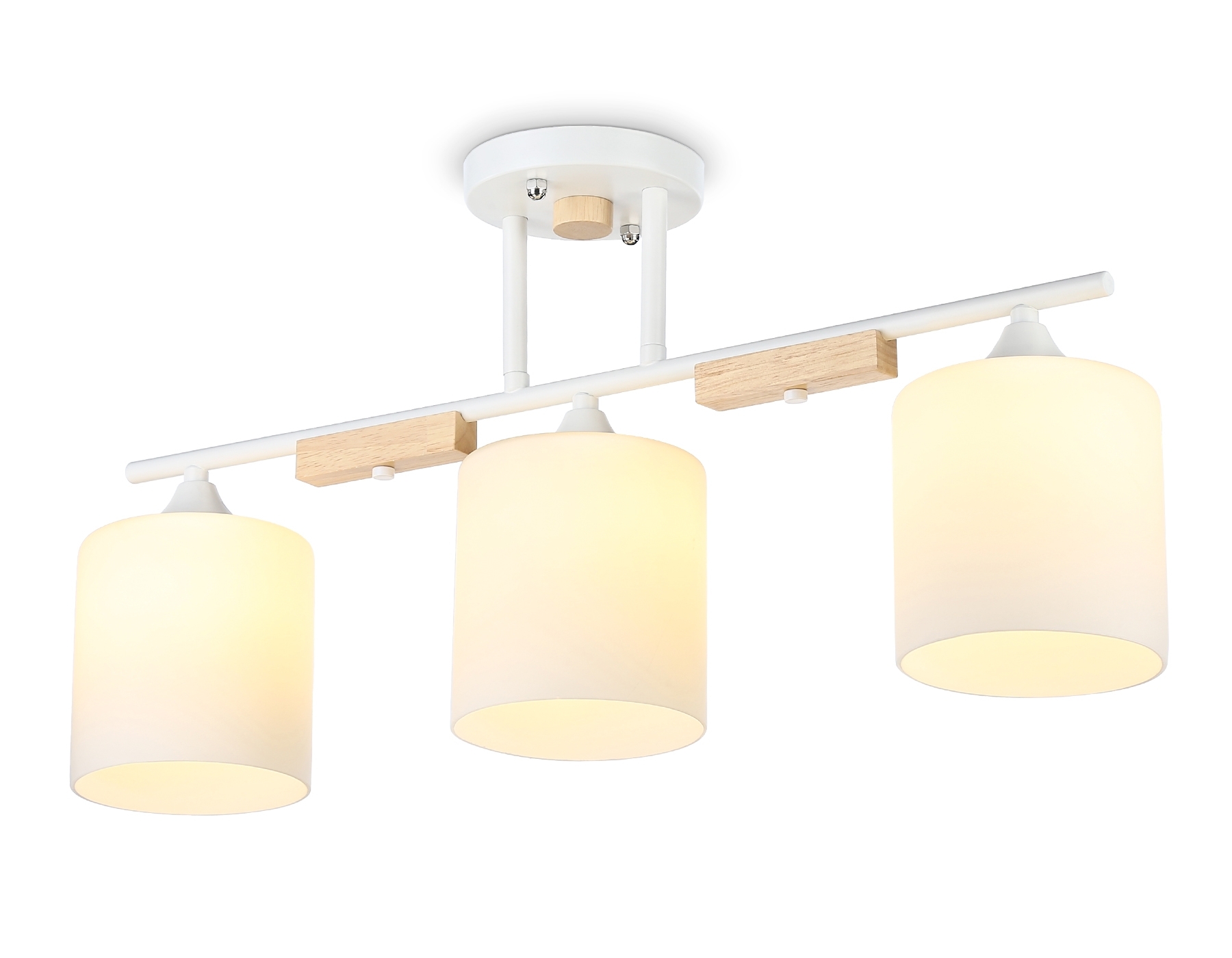 Светильник Ambrella light TR9546/3 WH/FR белый/белый матовый E27/3 max 40W 595*115*280