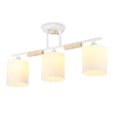 Светильник Ambrella light TR9546/3 WH/FR белый/белый матовый E27/3 max 40W 595*115*280 Светильник Ambrella light TR9546/3 WH/FR белый/белый матовый E27/3 max 40W 595*115*280