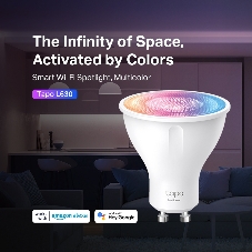 Умная Wi-Fi лампа TP-Link Smart Wi-Fi Spotlight, Multicolor