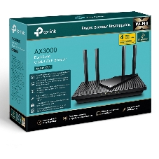Роутер беспроводной TP-Link Archer AX55 AX3000 10/100/1000BASE-TX черный