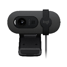 Веб-камера Logitech Brio 105 1920x1080, 30 кадр/с, USB Type-A, микрофон (шумоподавление), шторка приватности, автоосвещение, универсальное крепление
