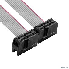 Планка портов в корпус 1xCOM ExeGate BrctDB91-LP (Com 10-pin (F) --> RS232 DB9 Male, кабель 20 см, Low Profile)