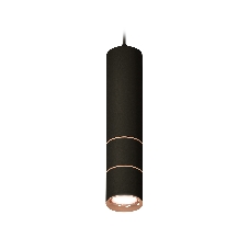 Светильник Ambrella Light XP7402085 SBK/PPG черный песок/золото розовое полированное MR16 GU5.3