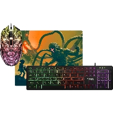 Комплект клавиатура+мышь Defender Tark C-779 проводной, USB, 2400 DPI, чёрный