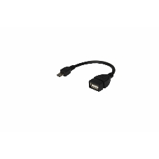 Кабель USB Rexant OTG micro USB на USB шнур 0.15 м черный