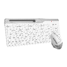 Комплект клавиатура+мышь A4Tech FStyler FB2535C беспроводной, USB + Bluetooth, 2000 DPI, белый