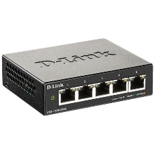 Коммутатор D-Link DGS-1100-05V2/A1A, 5×1 Гбит/с, настраиваемый