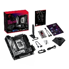 Материнская плата ASUS ROG STRIX Z890-I GAMING WIFI, LGA1851, Intel Z890, 2xDDR5, 2xSATA, 2xM.2, 1xPCI-E 5.0 x16, 1xHDMI, 2xThunderbolt 4, 1x2.5Gb LAN, 9xUSB-A, 1xUSB-C, 5.1, Mini-ITX