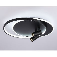 Светильник Ambrella light FL51393/1+2 BK черный 3000K-6400K 65W 560*480*120 (ПДУ РАДИО 2.4G)