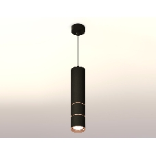 Светильник Ambrella Light XP7402085 SBK/PPG черный песок/золото розовое полированное MR16 GU5.3