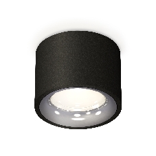 Светильник Ambrella Light XS7511022 SBK/PSL черный песок/серебро полированное MR16 GU5.3 (C7511, N7012)