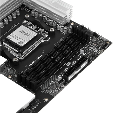 Материнская плата MSI PRO X870E-S EVO WIFI, AM5, AMD X870E, 4xDDR5 (до 256 ГБ), 4xSATA, 3xM.2 (1xPCIe 5.0, 2xPCIe 4.0), 1xPCIe 5.0 x16, 1xPCIe 4.0 x16, 1xPCIe x1, 1xHDMI, 1x5Gb LAN, Wi-Fi 7, Bluetooth 5.4, 1xUSB-C 40Gbps (USB4), 1xUSB-C 20Gbps, 2xUSB-A 10Gbps, 2xUSB-A 5Gbps, 4xUSB-A 2.0, 3x3.5 мм, 7.1, чёрный, ATX