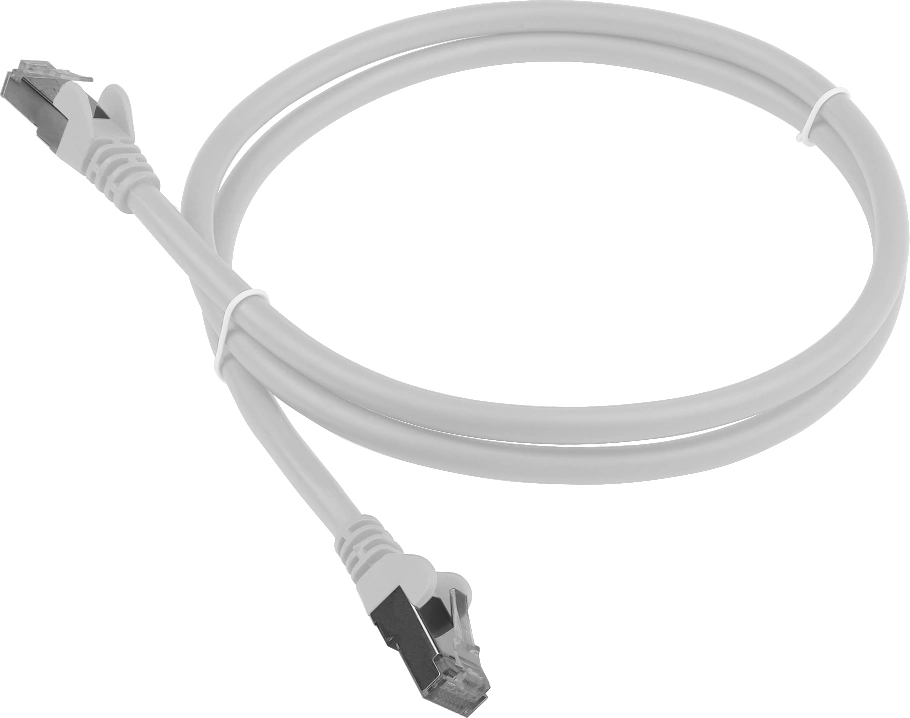 Кабель патч-корд F/UTP 6 кат. 5м. Lanmaster LAN-PC45/S6-5.0-WH RJ45 - RJ45, 4 пары, белый, LSZH