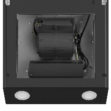 Вытяжка наклонная Maunfeld Eagle 850 90 Glass Black, черный, 90 см, 850 куб. м/ч, 60 дБ