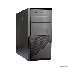 Компьютерный корпус ExeGate EX284022RUS Minitower BA-201 Black, mATX, (без БП), 2*USB, Audio