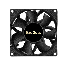 Вентилятор для корпуса ExeGate EX09238S3P-24 черный, 92 мм, 4500 об/мин, 48.3 дБ, 3 pin