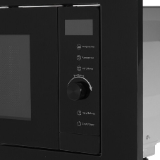Встраиваемая микроволновая печь Evelux MW 253 B черный, 17 л, 700 Вт, поворотный механизм/сенсор