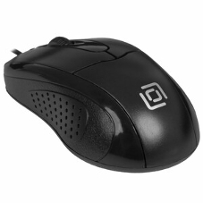 Мышь проводная Oklick 305M черный, 1000 dpi, USB, кнопки - 3