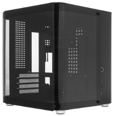 Корпус без блока питания Корпус JONSBO TK-1 Black 2.0 MATX без БП, mini-ITX, micro-ATX, черный