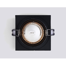 Светильник встраиваемый Ambrella light TN102730 BK/GD черный/золото GU5.3 92*92*23
