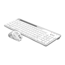 Комплект клавиатура+мышь A4Tech FStyler FB2535C беспроводной, USB + Bluetooth, 2000 DPI, белый