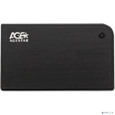 Внешний корпус для HDD/SSD AgeStar 3UB2A14 SATA II пластик/алюминий черный 2.5