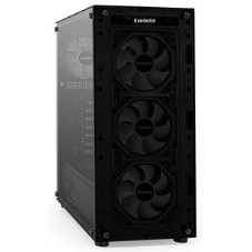Компьютерный корпус Miditower ExeGate i3 BASE-NPX700 (ATX, БП 700NPX с вент. 12 см, с окном, 1*USB+1*USB 3.0, аудио, 4 вент. 12см с RGb подсветкой)