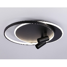 Светильник Ambrella light FL51393/1+2 BK черный 3000K-6400K 65W 560*480*120 (ПДУ РАДИО 2.4G)