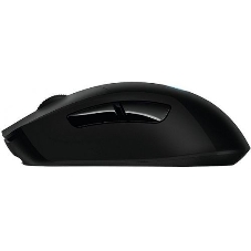 Мышь игровая Logitech G703 Lightspeed черная, сенсор 100-25600dpi (Hero25K), беспроводная 2.4GHz + USB 1,8м, 5 программируемых кнопок + колесо прокрутки, RGB-подсветка, под правую руку