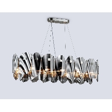 Светильник Ambrella light LH31205/12 SN/SM сатин никель/дымчатый E14*12 max 40W 1000*340*270