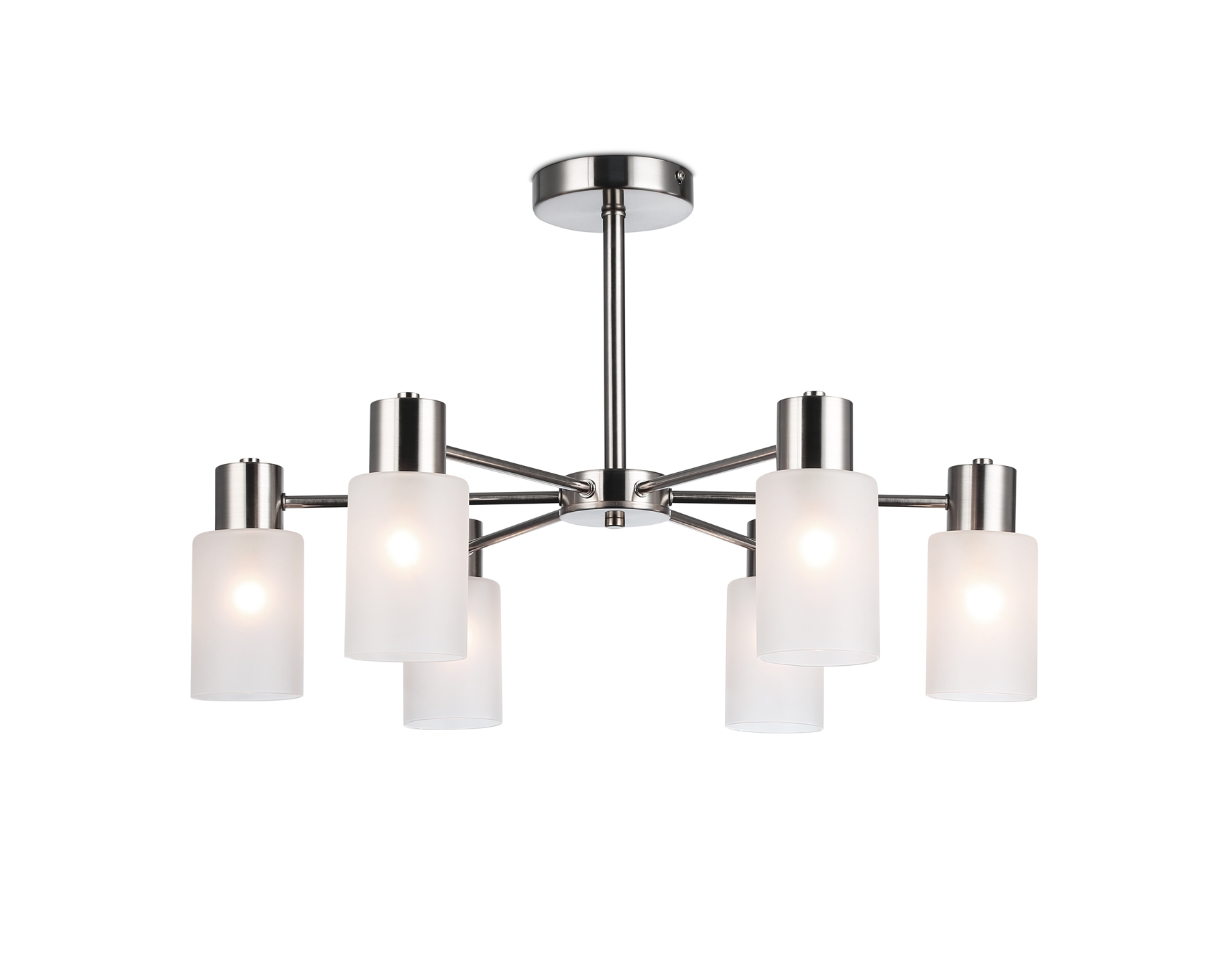 Светильник Ambrella light TR9572/6 SN сатин E14*6 max 40W 620*620*385