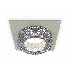 Комплект встраиваемого светильника Ambrella light XC7633020 SGR/CL серый песок/прозрачный MR16 GU5.3 (C7633, N7191)