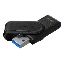 Флешка USB Kingston DataTraveler Exodia S (DTXS/64Gb), 64Gb, USB 3.2 Gen 1, R/W 150/60, черный
