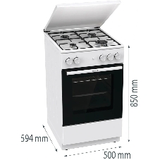 Плита Газовая Gorenje GG5A14WJ белый