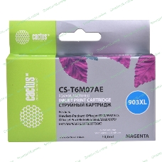 Картридж струйный Cactus CS-T6M07AE №903XL пурпурный (10 мл) для HP OJP 6950/6960/6970