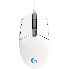 Мышь проводная Logitech G102 LIGHTSYNC белый, 8000 dpi, USB, кнопки - 6