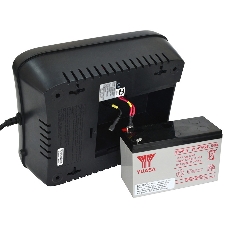 Источник бесперебойного питания Powercom Back-UPS SPIDER, Line-Interactive, LCD, AVR, 550VA/330W, Schuko, USB, черный (1456259)