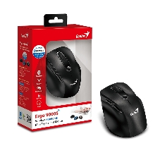 Мышь беспроводная Genius Ergo 9000S черный, 2400 dpi, радиоканал, Bluetooth, USB, кнопки - 6