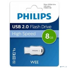 Флешка USB 8Gb PHILIPS WEE 2.0 8Gb, USB 2.0