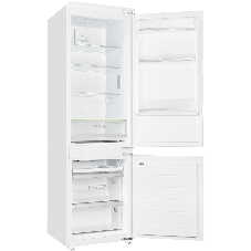 Встраиваемый холодильник Kuppersberg NBM 17863, Габариты(ВхШхГ):178.5x54x54,5; Перенавешиваемые двери, Класс энергопотребления А++ (222 кВт/ч), No-frost, 182л/59л, Уровень шума: 41 Дб