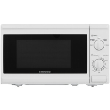Микроволновая печь Starwind SWM5920 белый, 20 л, 700 Вт, переключатели - поворотный механизм