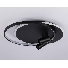 Светильник Ambrella light FL51393/1+2 BK черный 3000K-6400K 65W 560*480*120 (ПДУ РАДИО 2.4G)