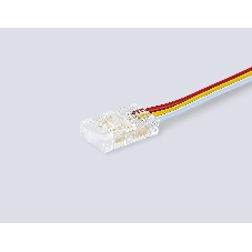 GS7911 Соединитель гибкий двухсторонний COB CCT 12/24V для лент 8mm (3 конт.) (5шт)