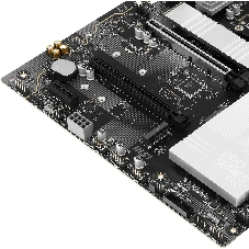 Материнская плата MSI PRO X870E-S EVO WIFI, AM5, AMD X870E, 4xDDR5 (до 256 ГБ), 4xSATA, 3xM.2 (1xPCIe 5.0, 2xPCIe 4.0), 1xPCIe 5.0 x16, 1xPCIe 4.0 x16, 1xPCIe x1, 1xHDMI, 1x5Gb LAN, Wi-Fi 7, Bluetooth 5.4, 1xUSB-C 40Gbps (USB4), 1xUSB-C 20Gbps, 2xUSB-A 10Gbps, 2xUSB-A 5Gbps, 4xUSB-A 2.0, 3x3.5 мм, 7.1, чёрный, ATX