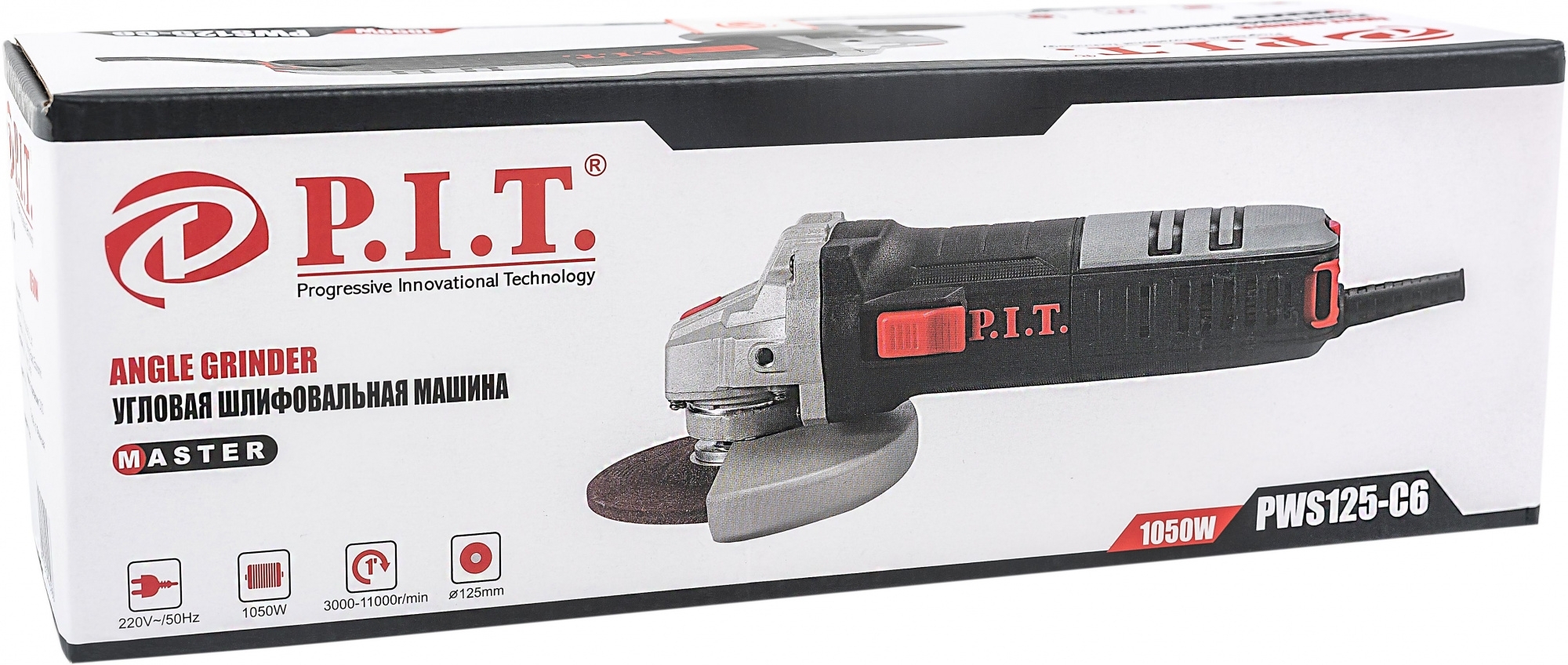 Угловая шлифовальная машина PWS125-C6 PIT