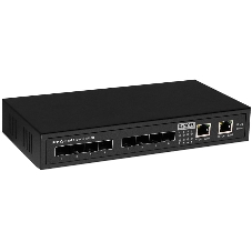 Коммутатор гигабитный Osnovo SW-7028, 8 *SFP 1000Base-FX, 2 x10/100/1000Base-T