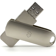 Флешка USB Digma DRIVE3 (DGFUM128A30SR), 128Gb, USB 3.0, R/W 70/30, серебристый