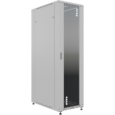 Шкаф серверный NTSS Премиум (NTSS-R42U80100GS) напольный 42U 800x1000 мм пер. дв. стекл. металл 900 кг серый IP20 сталь
