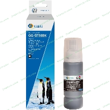 Чернила G&G GG-GT53BK черный100мл для HP Ink Tank 110/115/116/118/310/315/316/318/319/5